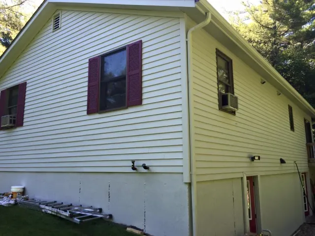 Snake Hill Road, Glocester, RI (latex staining and replacement shutters)