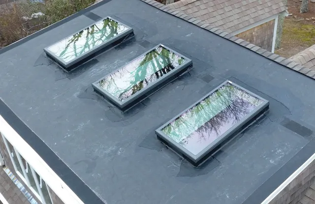 Skylights on Cape Cod by HyTech Roofing