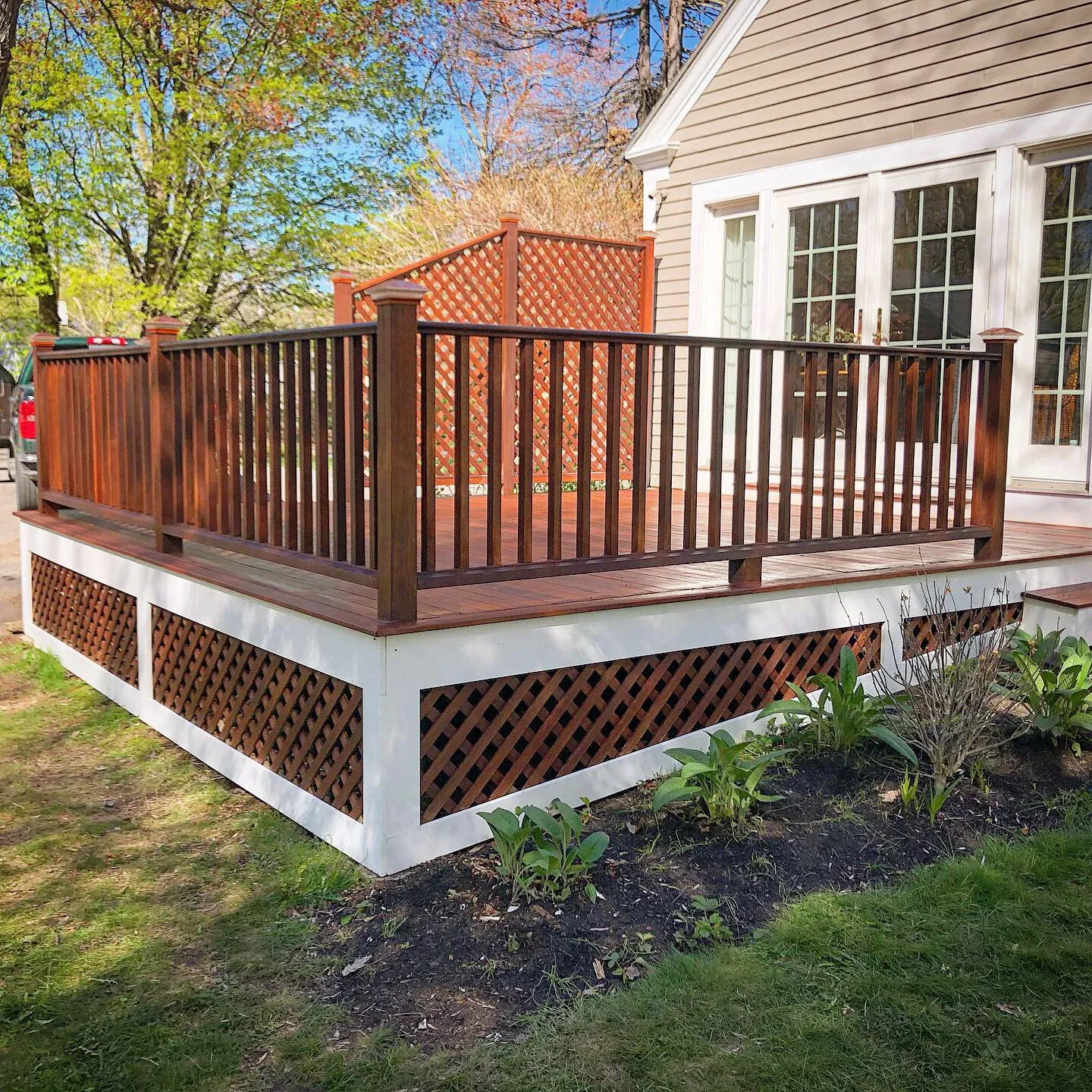 Custom Wood Deck - Brown