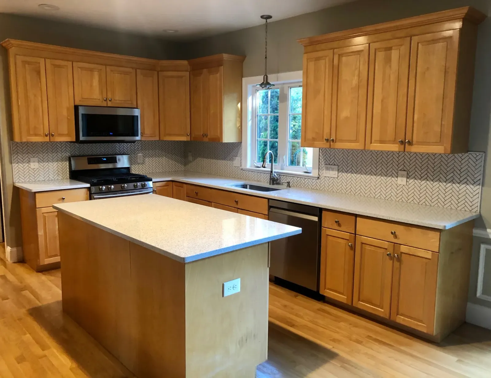 Before kitchen cabinets in Dedham MA