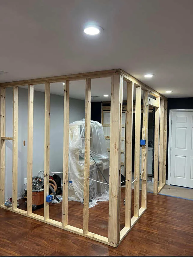 Interior Wall Framing Construction