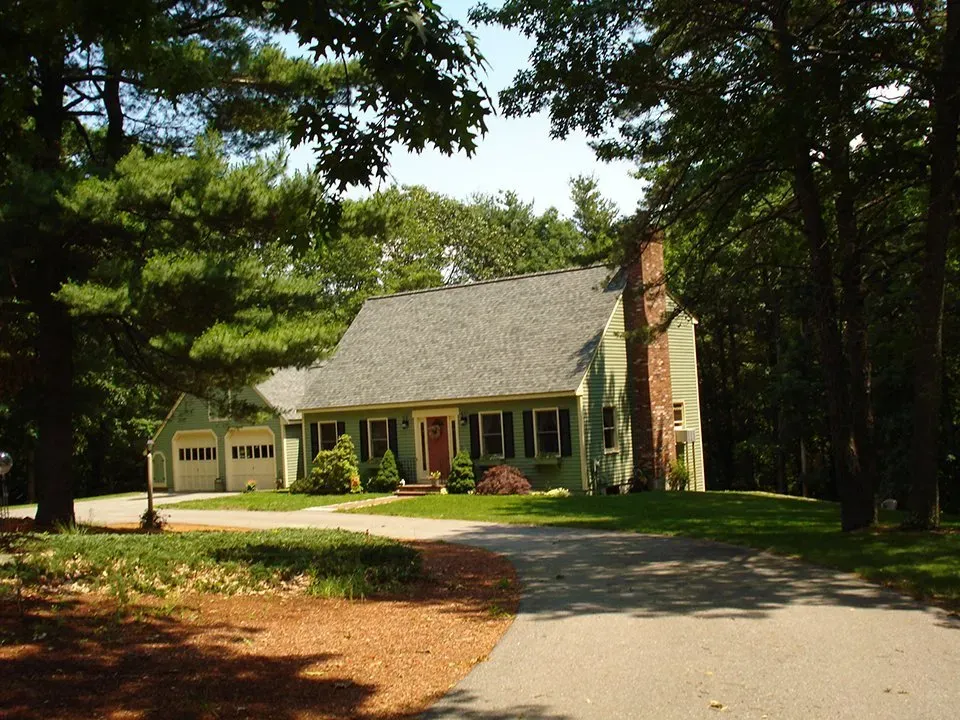 House with beautiful roof