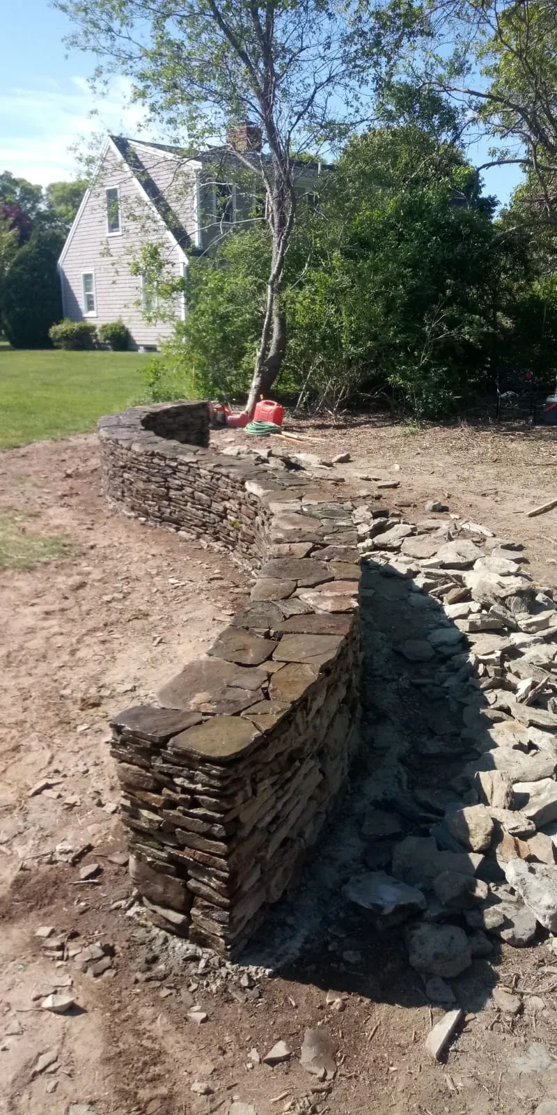 work photo from rocklandlandscapingmasonry.com