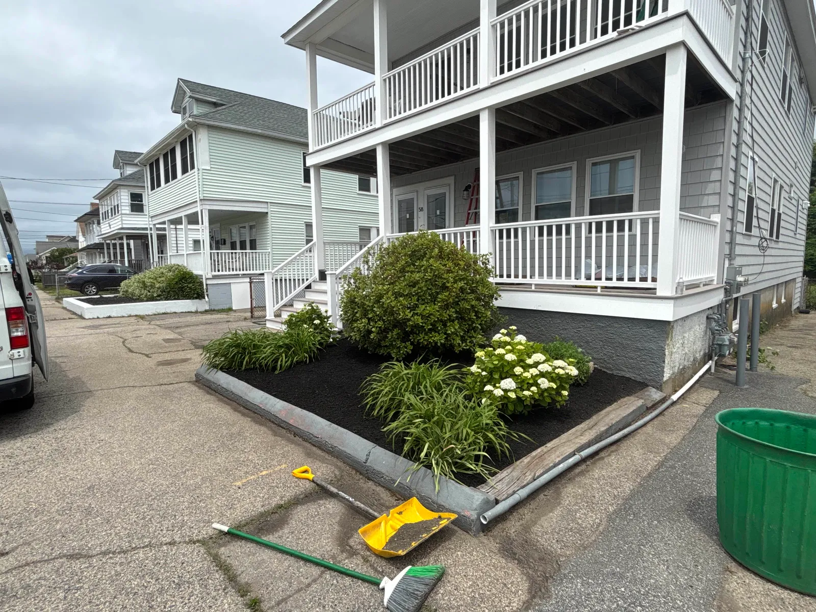 Small mulch install