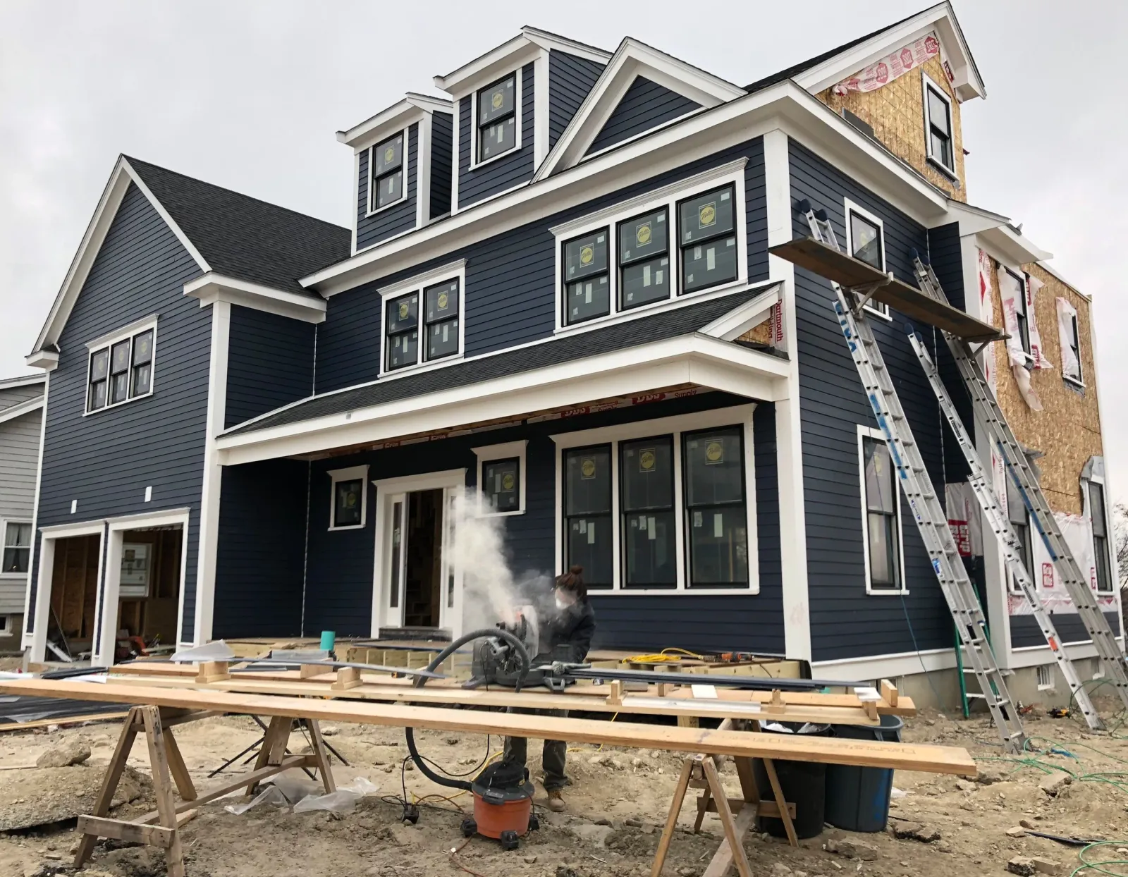 New home construction on the South Shore of Boston by Fernandes Construction