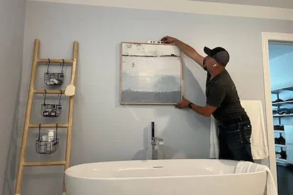 Picture, Art, and Mirror Hanging