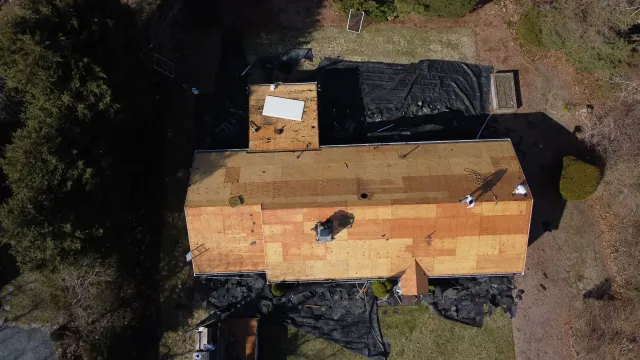 top view residential project