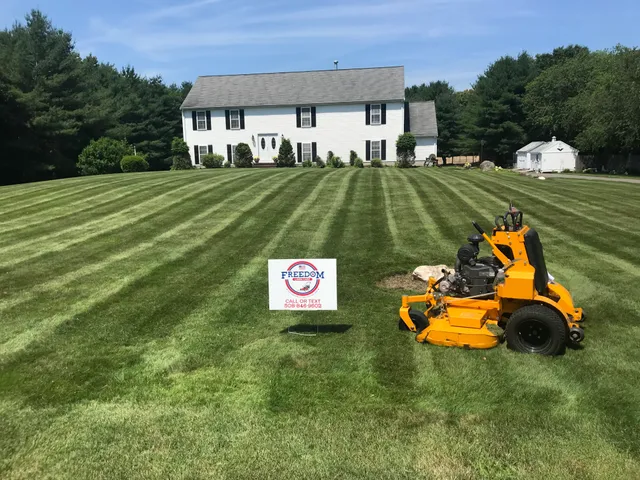 Freedom Lawn Care work photo