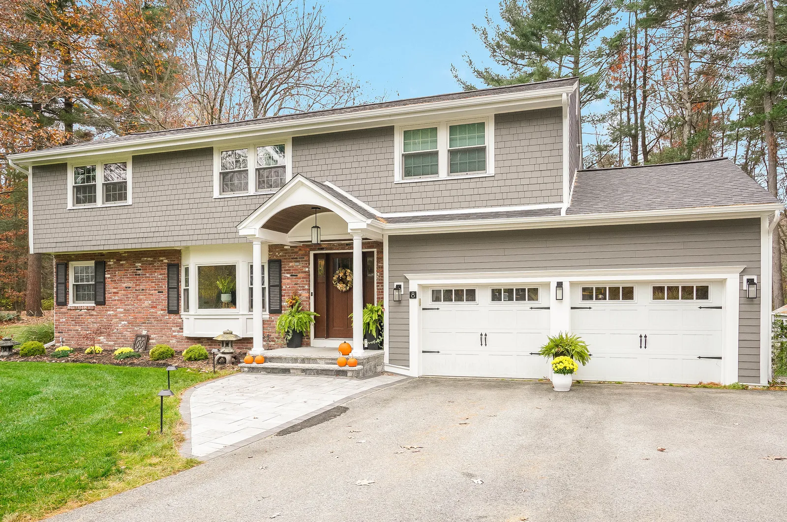 Tan siding on home by PBS