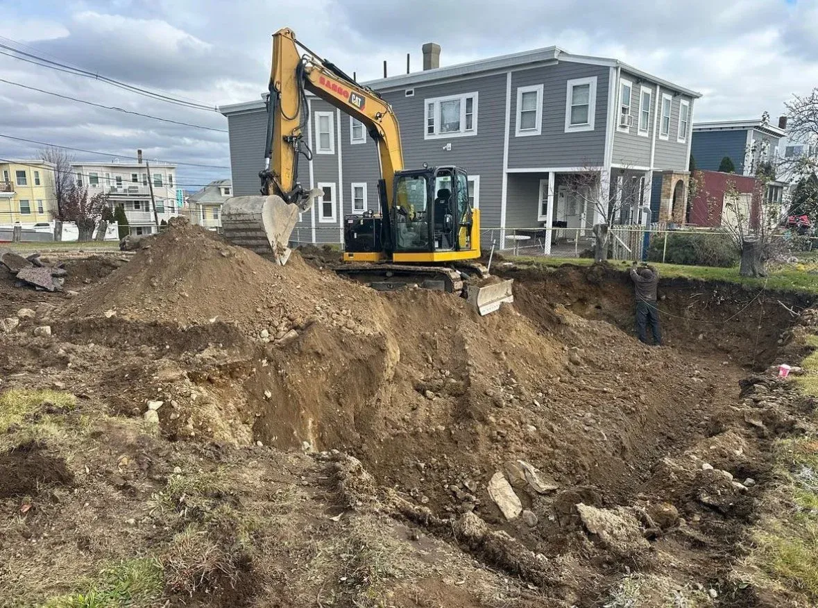 Construction equipment and crew work area