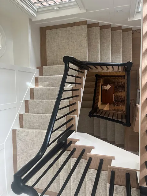 Residential carpet stair work in Framingham, MA from Framingham Carpet Center