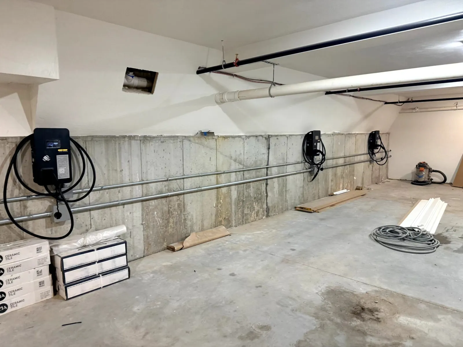 ev installation project in boston