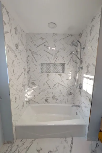 Custom tile shower installation Providence RI - Ocean State Tile