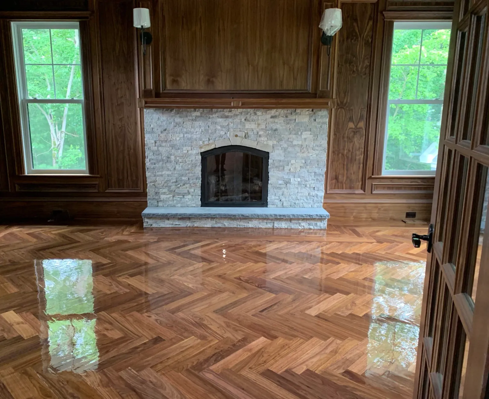 Warmth Embraced: The Enchanting Fireplace