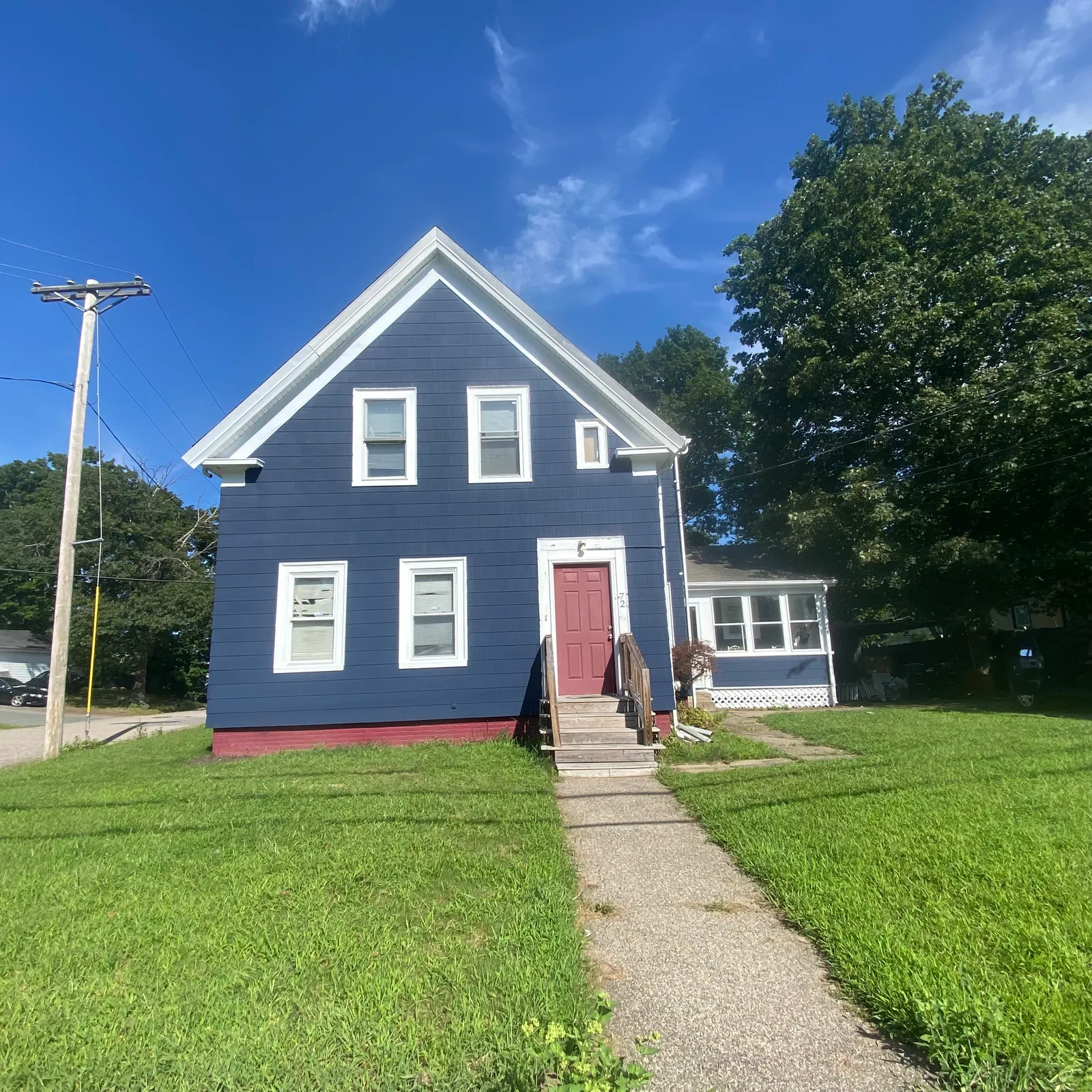 House exterior after painting - Fall River MA