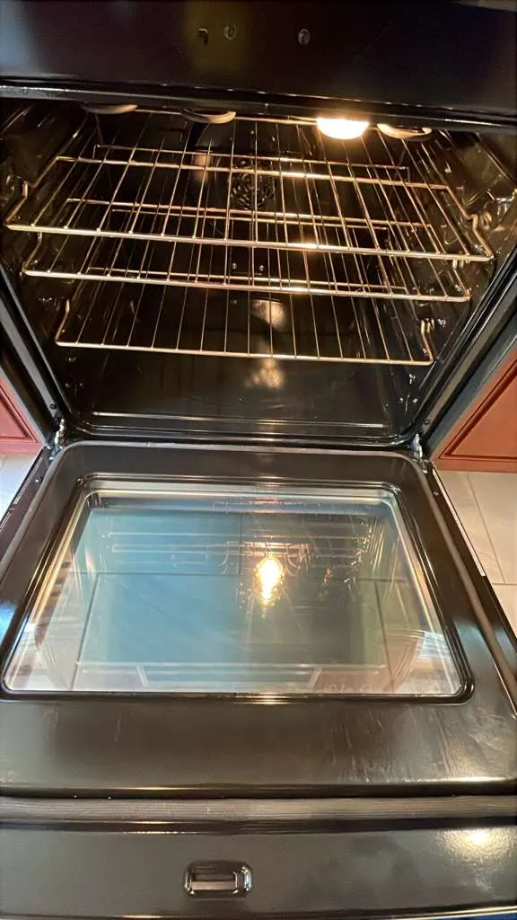 Oven after cleaning in Quincy MA