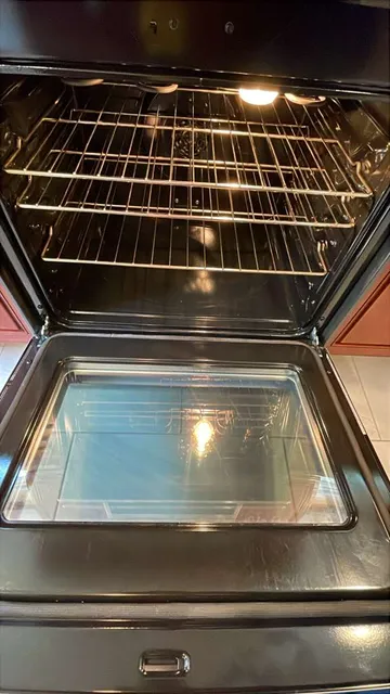 Oven after cleaning in Quincy MA