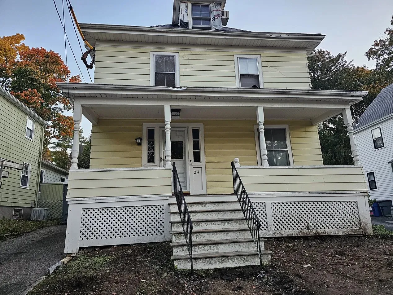 Siding & Deck Replacement, MetroWest MA (Before)