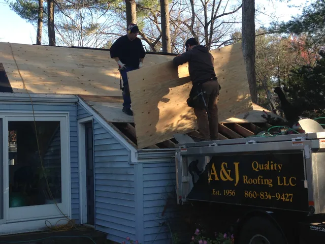A & J Roofing work photo