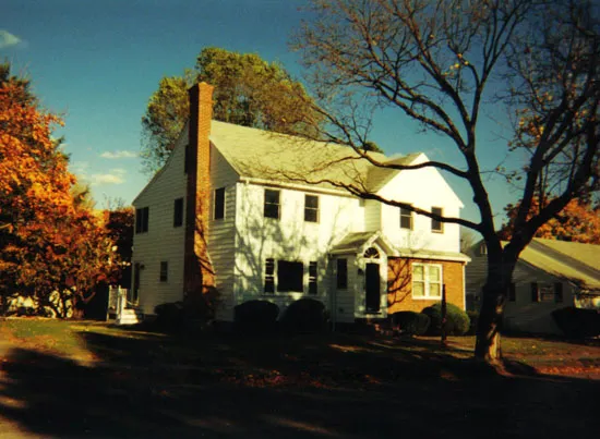 Completed second-storey addition - finished exterior