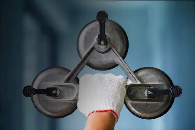 Image of a gloved hand