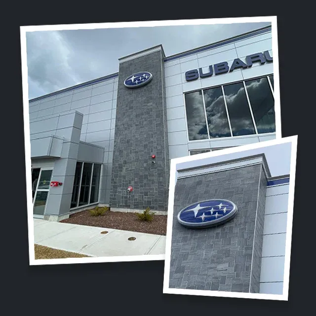 Subaru commercial facade project