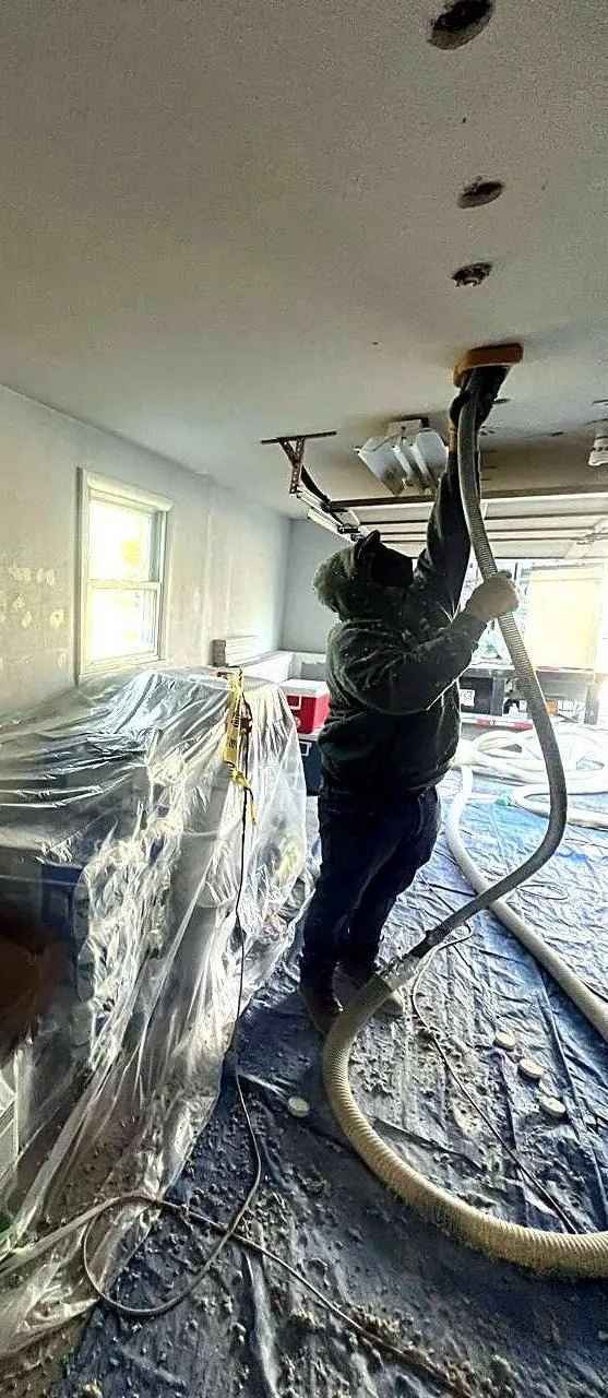 Blowing insulation, home protected