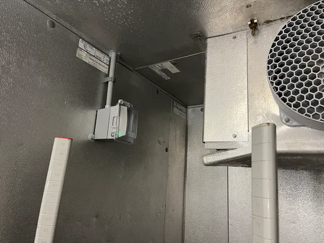 Commercial walk-in cooler electrical installation
