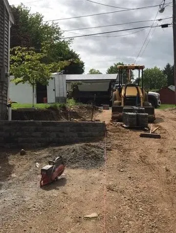 Driveway At Work — Worcester, MA — Watson Landscaping and Construction