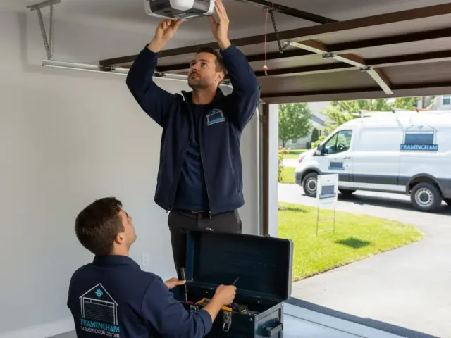 Complete garage door installation with professional installation and quality materials.
