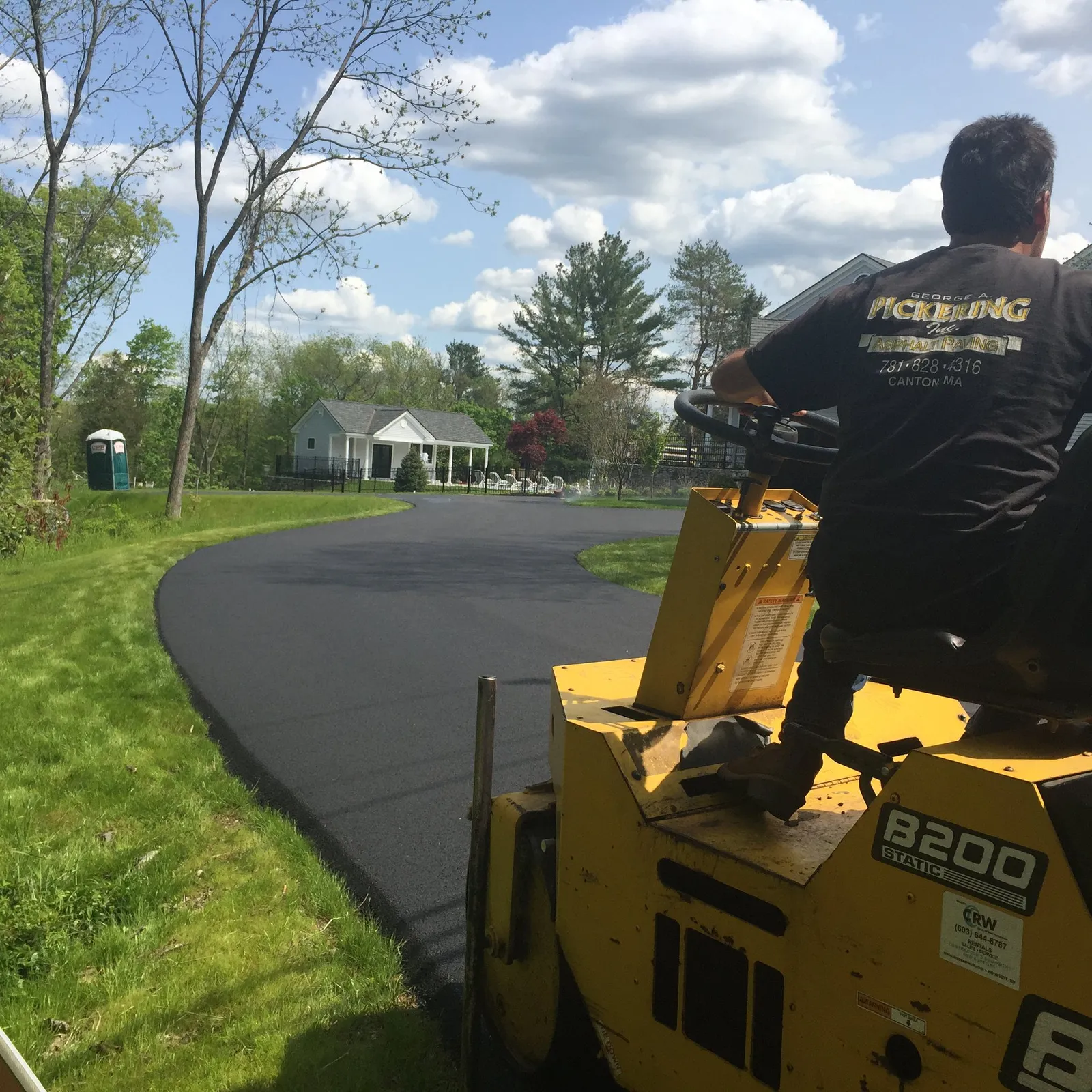 work photo from pickeringpaving.com